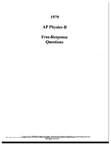 answer 1979 b2 physics