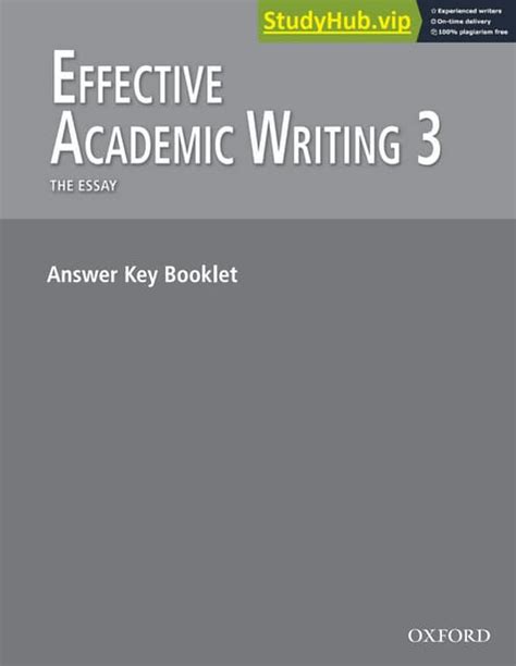 answer key booklet