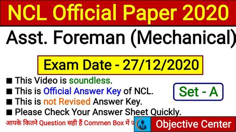 Answer Key For Boot Foreman