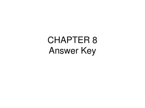 Answer Key For Chapter8 Test Go Math
