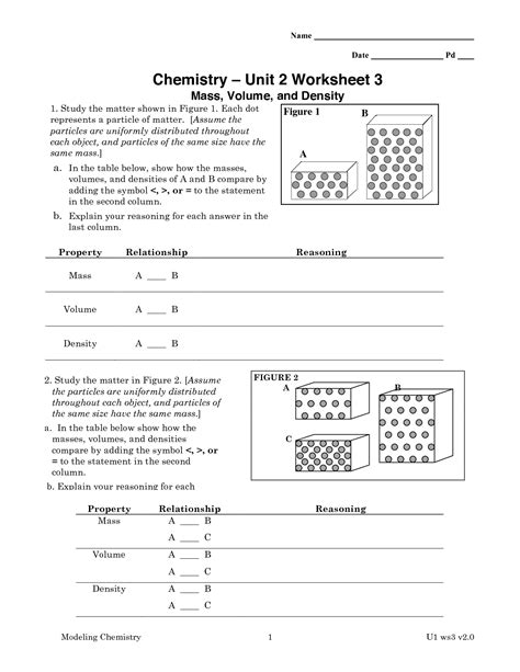 Answer Key For Chemistry Matter 1 Printable Worksheets Chemistry Worksheet Matter 1 Answers - Chemistry Worksheet Matter 1 Answers