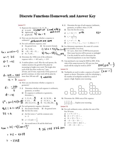 Answer Key For Discrete Mathematics Seventh Edition