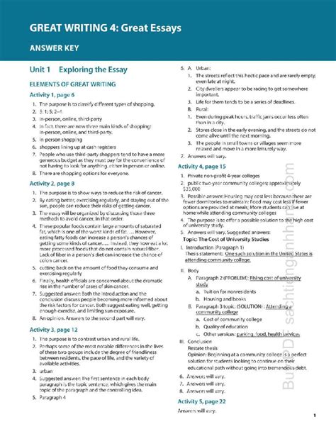 answer key for great source punctuation