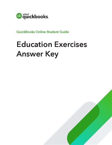 Answer Key For Intuit Quickbooks Premier