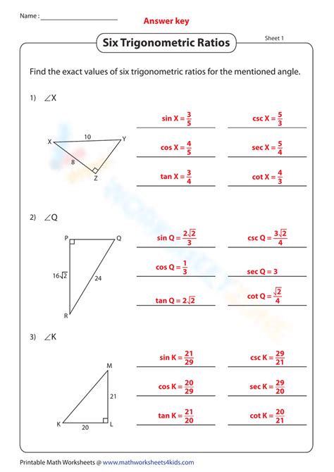 Answer Key Mcgraw Hill Trigonometric Equations