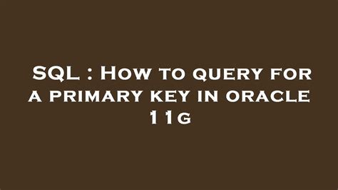 Answer Key Oracle 11g Sql Joan Casteel