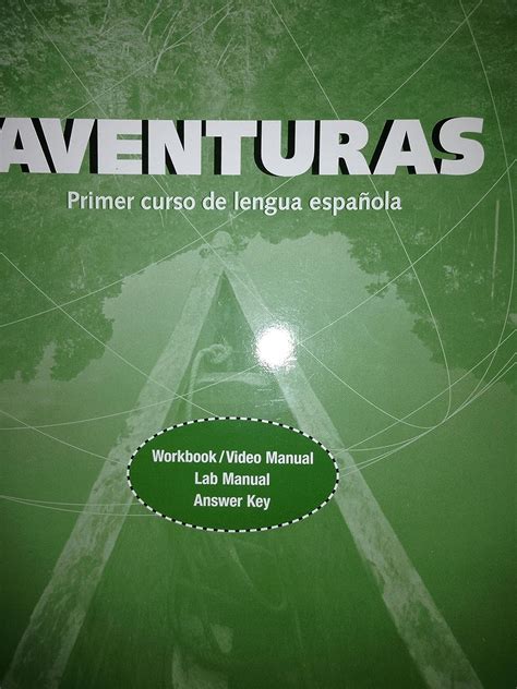 answer key to aventuras 4th edition