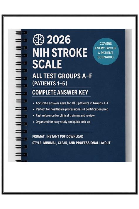 Answer Key To Nih Stroke Scale Patient