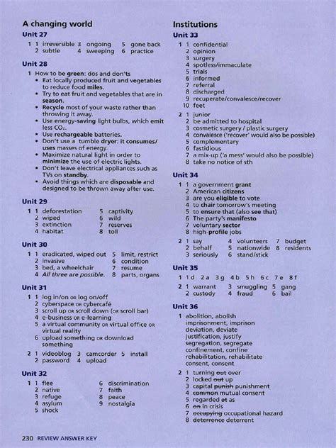 Answer Key With Oxford Word Skills Basic