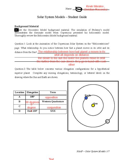 Answer Keys For Naap Labs