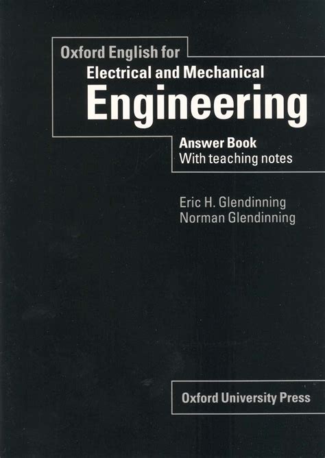 Answer Oxford Electrical And Mechanical Engineering
