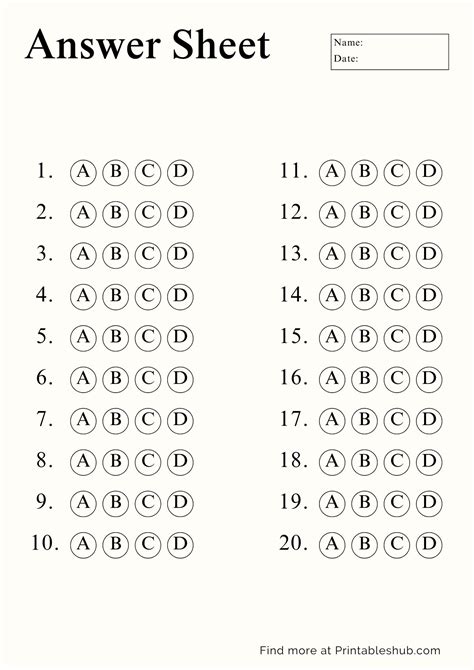 Answer Sheets For Chc30212