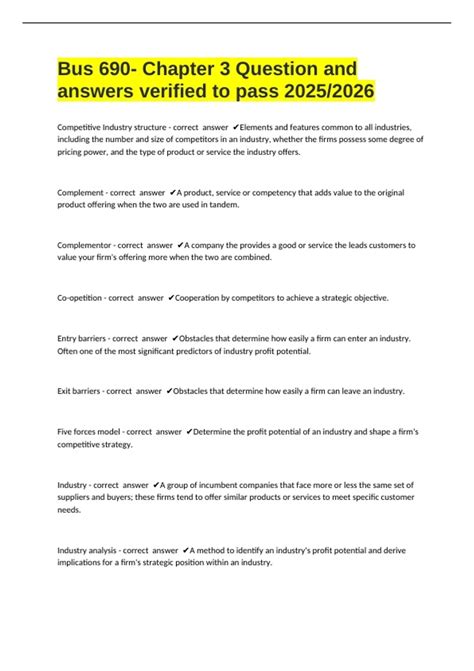 Answer To Busi 690 Connect 1 Exam