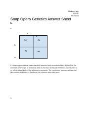 answer to soap opera genetics