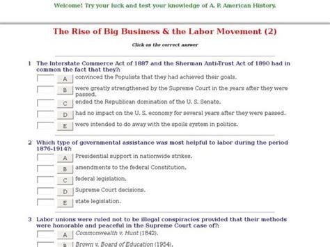 Full Download Answer Big Business Labor 