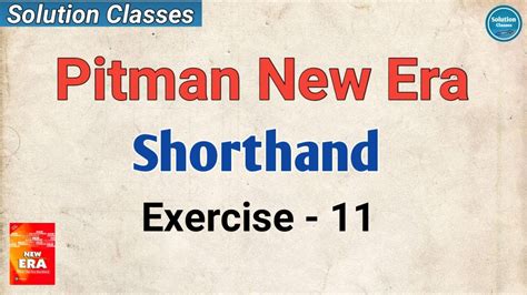 Full Download Answer Exercise Pitman Shorthand New Course 