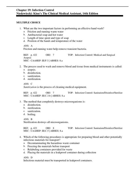 Full Download Answer Key For Chapter 19 Kinns Workbook 