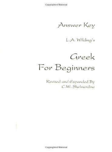 Download Answer Key For Greek Shelmerdine 