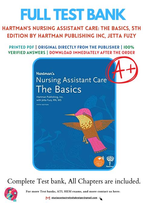 Download Answer Key For Hartman Nursing Assistant Care 