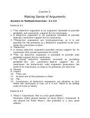 Read Answer Key For Understanding Arguments Chapter 