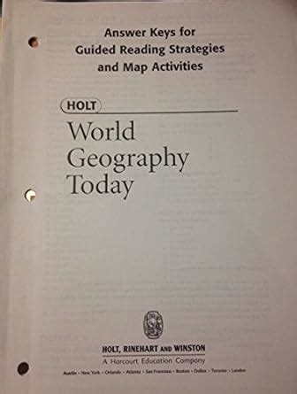 Read Answer Key Guided Strategies 