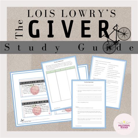 Full Download Answer Key Study Guide For The Giver 