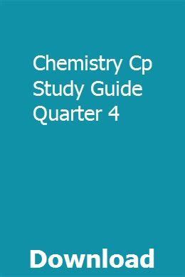 Download Answer Key To Chemistry Cp Study Guide 