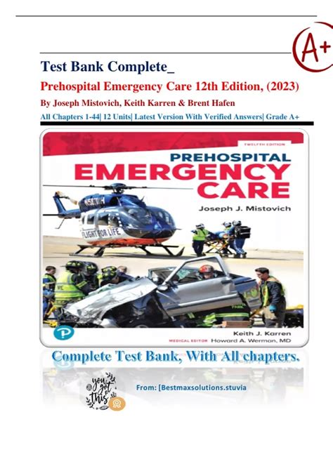 Read Answer Key To Emergency Care 12Th Edition 