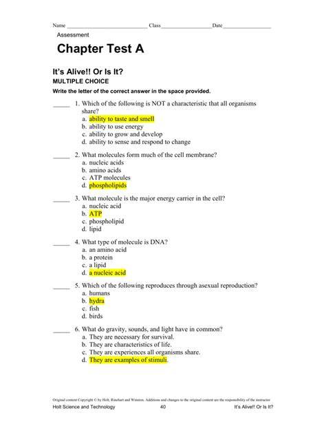 answers chapter review test holt the atmosphere