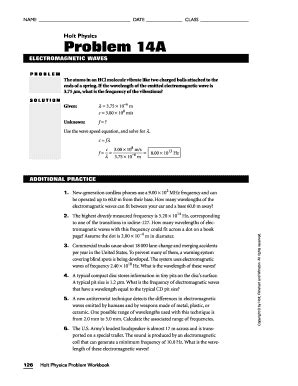answers for practice 14a electromagnetic waves physics