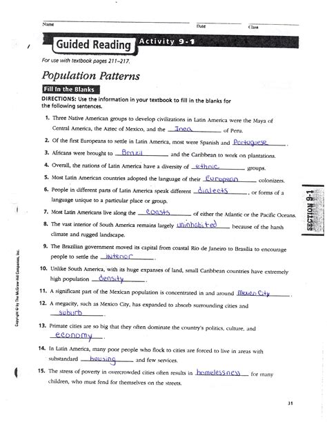 Full Download Answers American History Guided Activity 9 2 