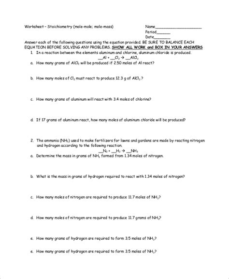 Full Download Answers For Study Guide Mass Moles 