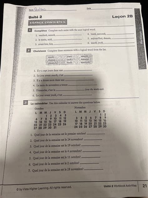Full Download Answers For Unite 7 Lecon 23 Workbook 
