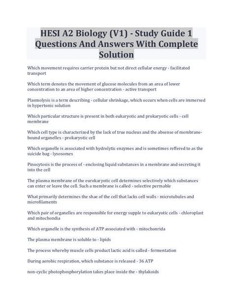 Download Answers To 39 Biology Study Guide Chadie 