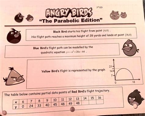 Full Download Answers To Angry Birds The Parabolic Edition 