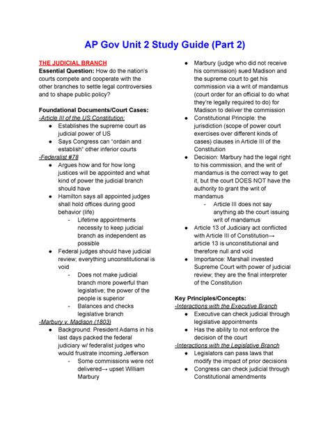 Read Online Answers To Ap Gov Study Guide 