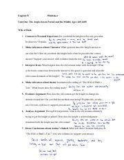 Read Online Answers To Canterbury Tales Study Guide 