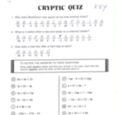 Download Answers To Cryptic Quiz 148 