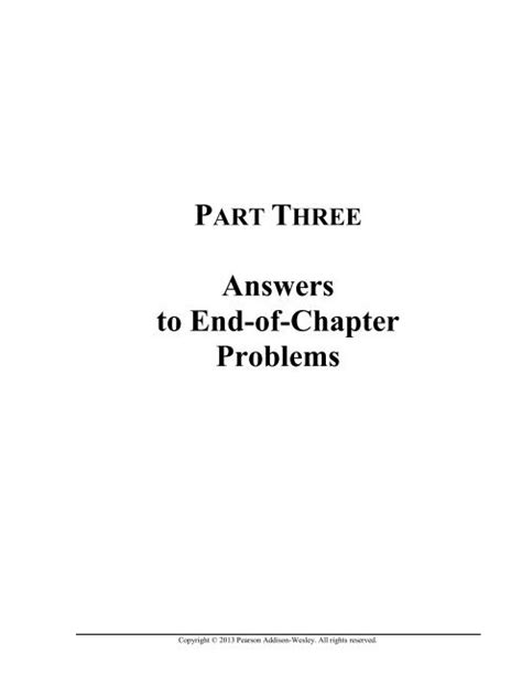 Full Download Answers To End Of Chapter Problems 