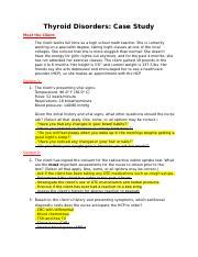 Full Download Answers To Evolve Thyroid Disorders Case Study 