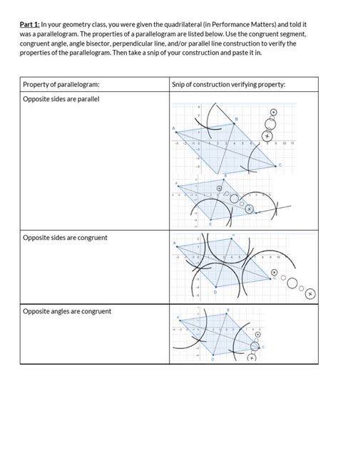 Full Download Answers To Geometry Performance Task 