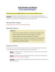 Download Answers To Heredity Lab Report 34 