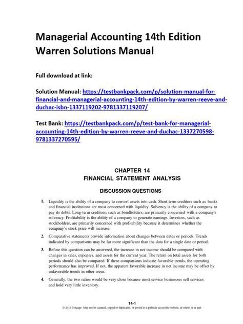 Download Answers To Managerial Accounting 14Th Edition 