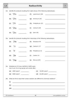 Read Online Answers To Radioactivity Nuclear Reactions 