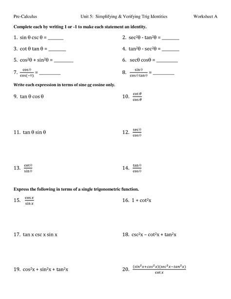 Download Answers To Springboard Pre Cal Unit 5 