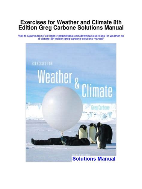 Read Online Answers To Weather And Climate 8Th Edition 