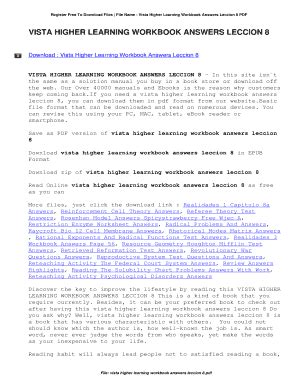 Read Online Answers Vista Higher Learning Pdf 