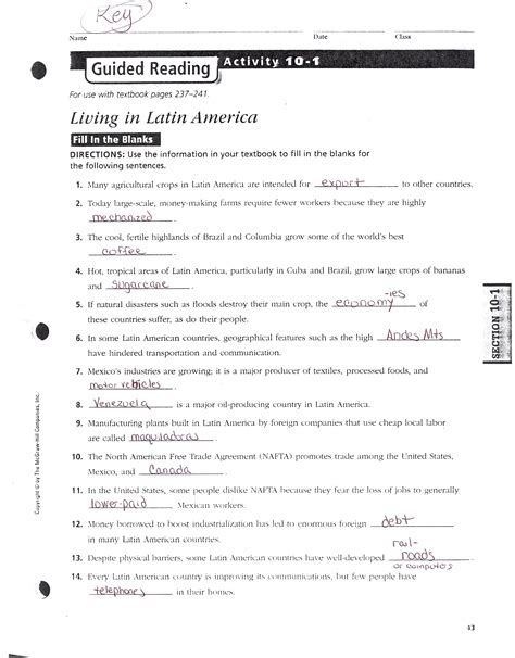 Read Answers World History Guided Activity 12 3 