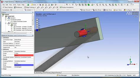 Ansys Rigid Dynamics Example