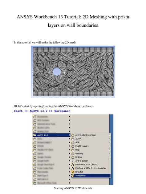 Ansys Workbench 13 User Manual